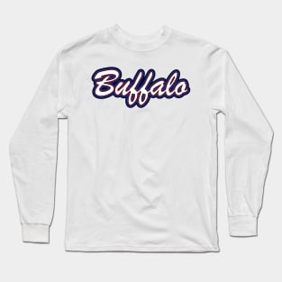 Football Fan of Buffalo Long Sleeve T-Shirt